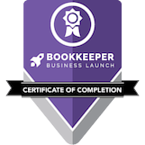 Bookkeeper Business Launch Certificate